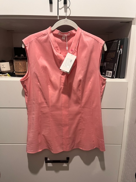 Hugo Boss Tops - Hugo Boss Coral Pink blouse NWT